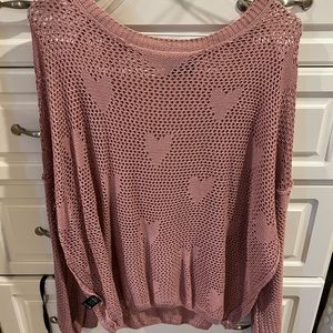 Pink sweater